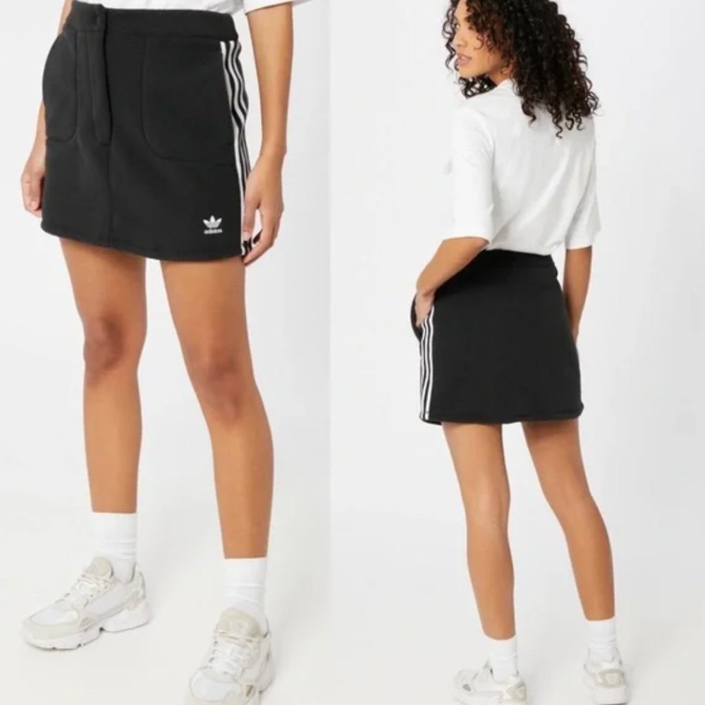 Women's adidas Originals Adicolor Classics Polar Fleece Skirt in Black